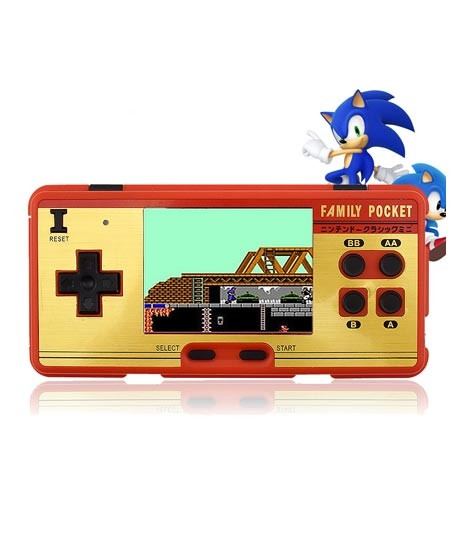 iShopping - M & S Pocket Retro Video Game Console 3" Handheld Built-in 638 Games