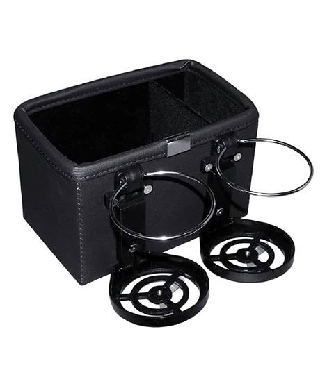 iShopping - M-Mart Car Armrest Storage Holder Tissue Box - Black