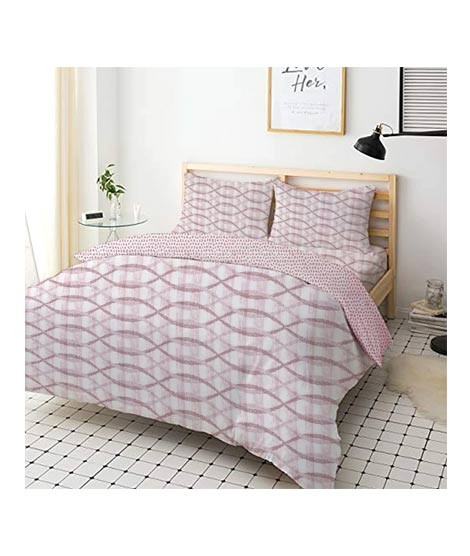 iShopping - Maguari Bedding Chain Double Bed Sheet Pink