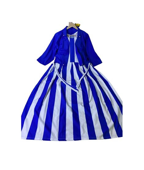 iShopping - RGShop Zebra Lining Printed Maxi 2 Pcs 