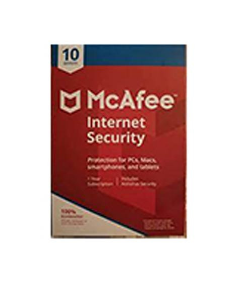 iShopping - McAfee Internet Security DVD Pack - 10 Users With 1yr Subscription