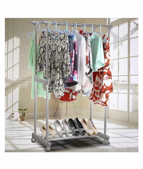 iShopping - Mega Mall Clothes Hanger With Wheels Rack