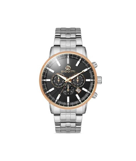 iShopping - Bigotti Stainless steel Men's Watch Black (BG.1.10319-4)