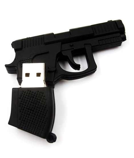 iShopping - Missguided Pakistan Toy Gun USB Flash Drive Black