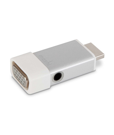 iShopping - Moshi HDMI to VGA Adapter With Audio Silver (99MO023207)