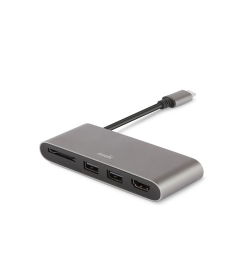iShopping - Moshi USB-C Multimedia Adapter Titanium Gray (99MO084213)