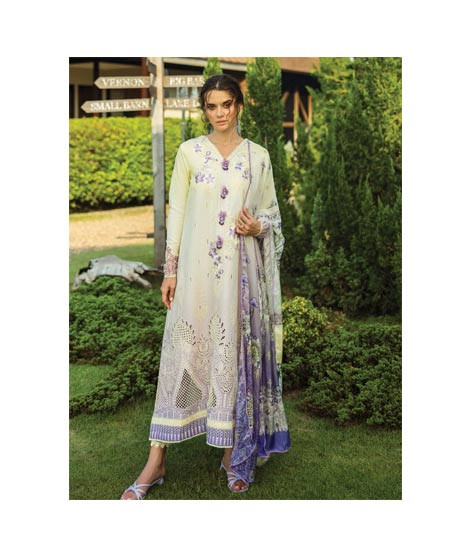 iShopping - Mushq Solace Embroidered Chikankari Lawn Unstitched 3 Pieces (MSL-2501-Gioia)