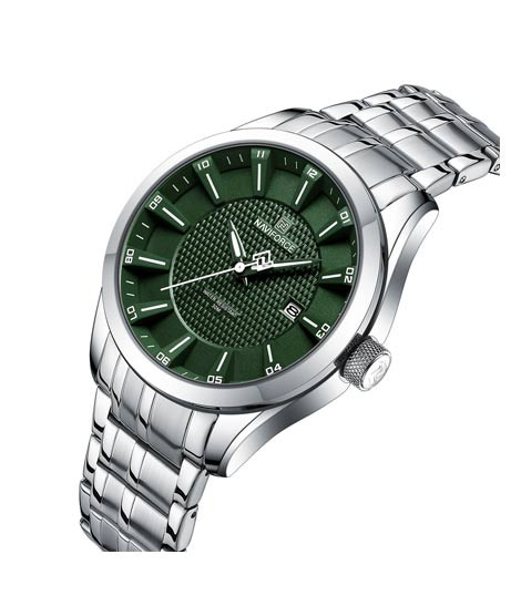 iShopping - Naviforce Executive Edition Watch For Men Silver (NF-8032-5)