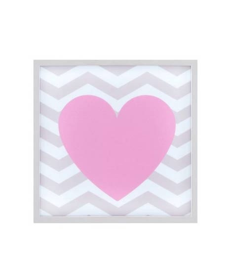 iShopping - Premier Home Pink Heart Led Light Box (2502162)
