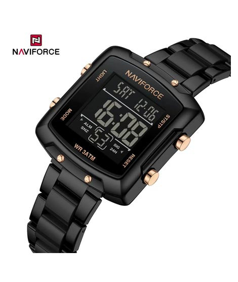 iShopping - Naviforce Square Style Digital Watch For Men Black (NF-5057-1)