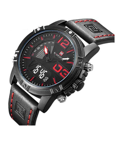 iShopping - Naviforce Exclusive Edition Watch For Men - Black (NF-9095-4)