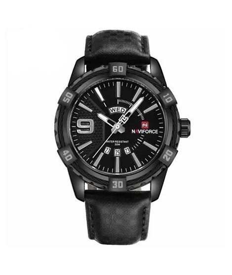 iShopping - NaviForce Day & Date Working Men’s Watch Black (NF-9117-11)