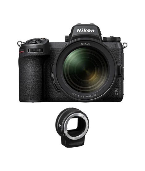 iShopping - Nikon Z 7II Mirrorless Camera With 24-70mm f/4 & FTZ Adapter