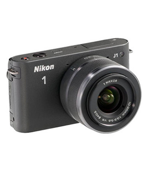 iShopping - Nikon 1 J1 Digital Camera With 10-30mm Lens Black