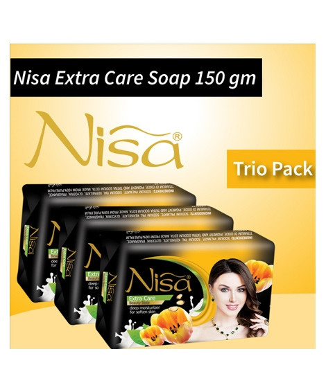 iShopping - Nisa Extra Care Beauty Soap Black 150gm (Pack of 3)