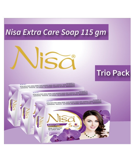 iShopping - Nisa Extra Care Beauty Soap Purple 115gm (Pack of 3)