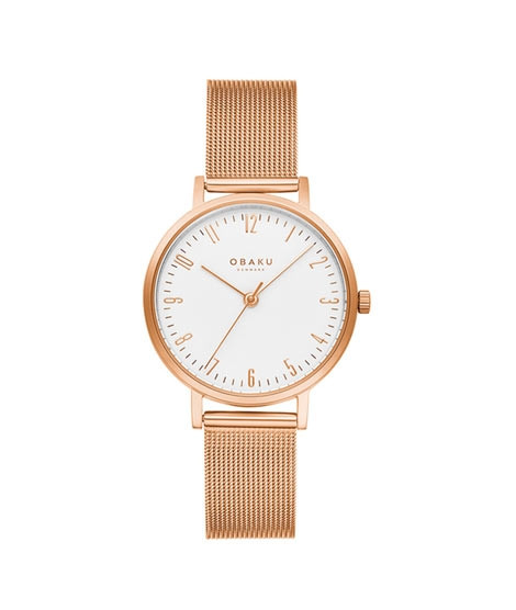 iShopping - Obaku Brink Lille Rose Women's Watch Rose Gold (V248LXVIMV)