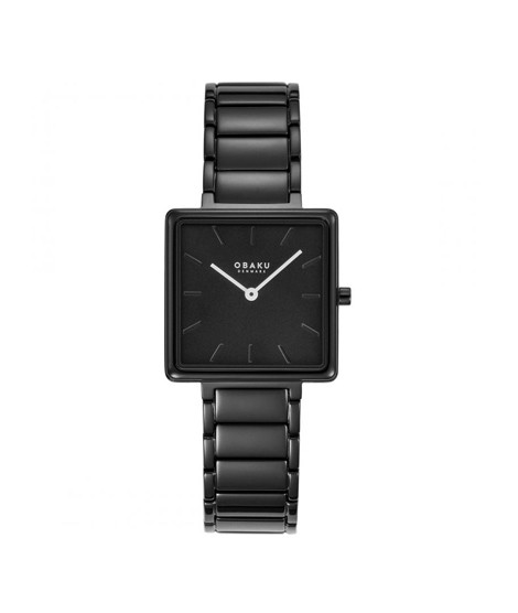 iShopping - Obaku Firkant Women's Watch Black (V259LXBBSB)