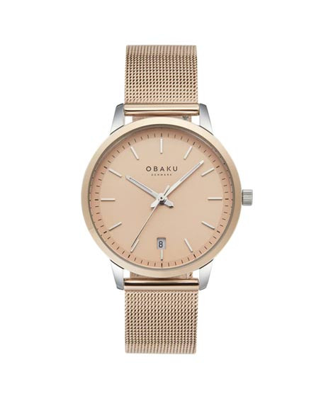 iShopping - Obaku Salvie Lille Watch For Women's Rose Gold (V270LDZVMV)