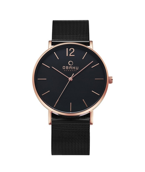 iShopping - Obaku Mark Men's Watch Black (V197GXVBMB)
