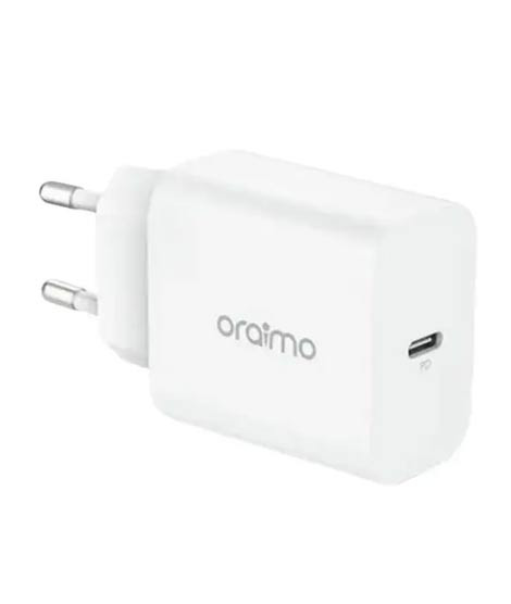 iShopping - Oraimo 20W PowerCube 202 Fast Charger With Type-C To Type-C Cable White (OCW-5202ECC)