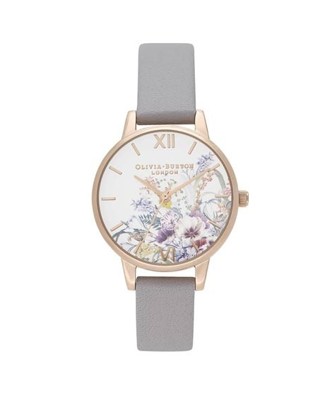 iShopping - Olivia Burton Enchanted Garden Women's Watch Grey (OB16EG150)
