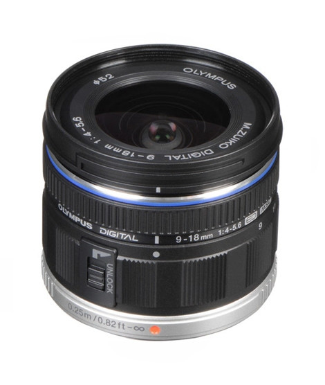 iShopping - Olympus M.Zuiko Digital ED 9-18mm f/4-5.6 Lens Black