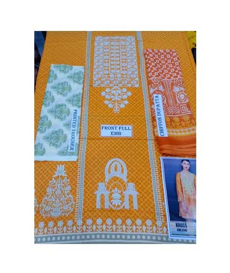 iShopping - Online Shopping Unstitched Kross Suit For Women (HM-2047)