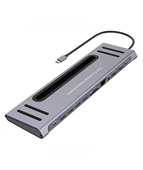 iShopping - Onten 12 in 1 Type-C To USB Multi-Function Docking Station (OTN-UC601)
