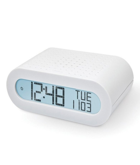 iShopping - Oregon Scientific Classic Alarm Clock With FM Radio - White