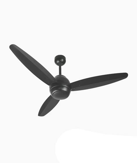 iShopping - GFC Ovate Series 56" Ceiling Fan Black (INVT-FA-03)