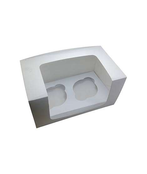 iShopping - Packaging One 2 Cupcakes Box Inner Cavity (Pack Of 5)