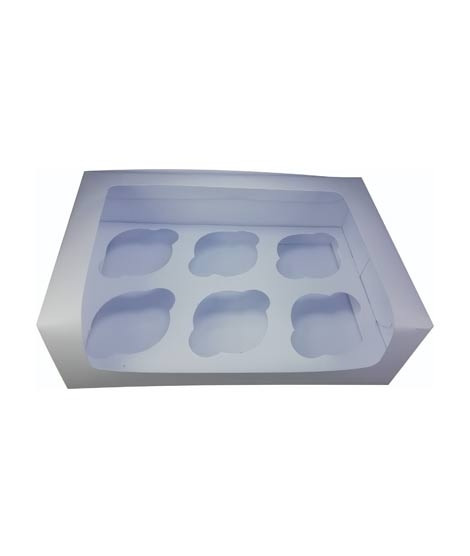 iShopping - Packaging One 6 Cupcakes Box Inner Cavity (Pack Of 5)
