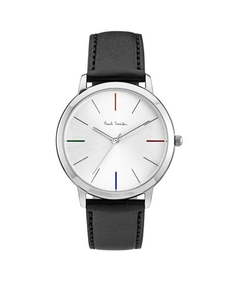 iShopping - Paul Smith Analog Leather Men's Watch Black (P10051)