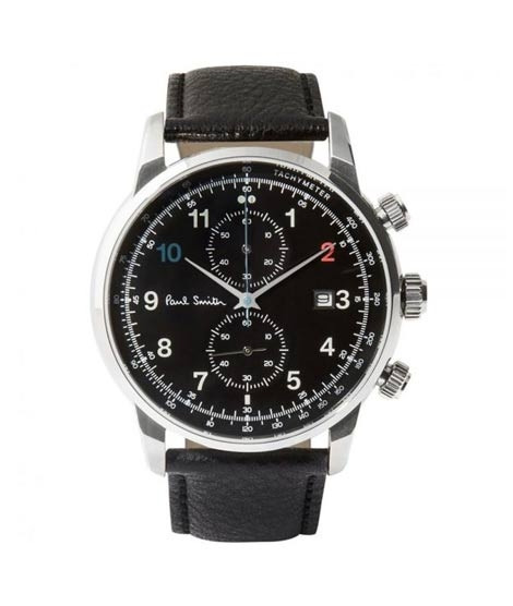 iShopping - Paul Smith Leather Men's Watch Black (P10140)