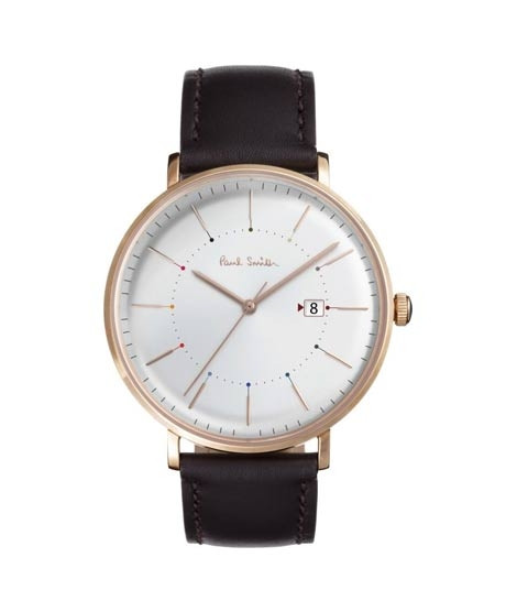 iShopping - Paul Smith Track Leather Men's Watch Black (P10082)