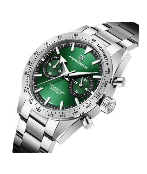 iShopping - Benyar Pagani Design Chronograph Edition Men's Watch Silver (PD-1766-1)