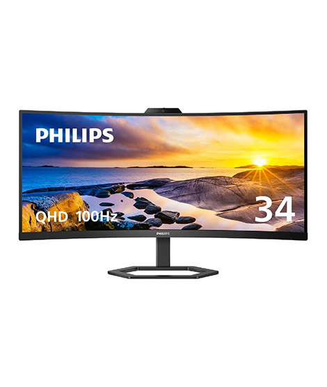 iShopping - Philips 34" Ultra Wide QHD Curved LCD Monitor (34E1C5600HE)