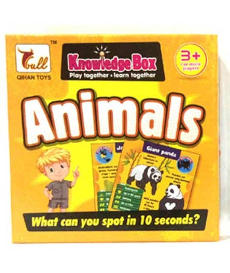 iShopping - Planet X Animals Knowledge Box Learning Cards Game (PX-10457)