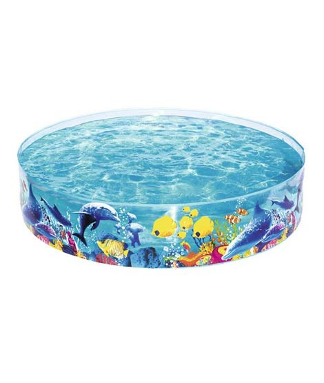 iShopping - Planet X Bestway Fill N Fun Fish Vinyl Kids Play Pool 6ft (PX-10183)