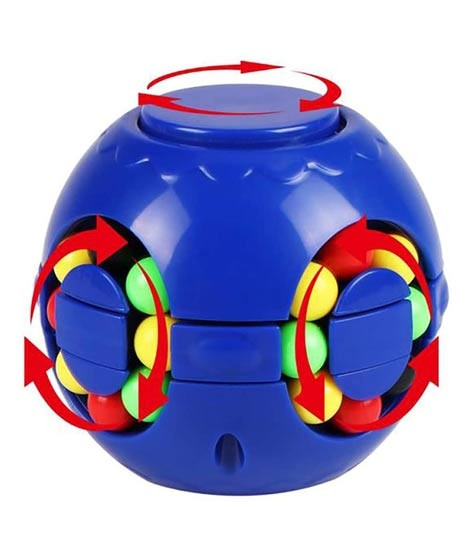 iShopping - Planet X Magic Bean Rotating Cube Fidget Spinner Toy (PX-11029)