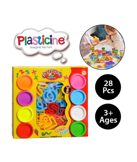 iShopping - Planet X Plasticine Magical Alphabets Play Dough - 28Pcs (PX-11540)