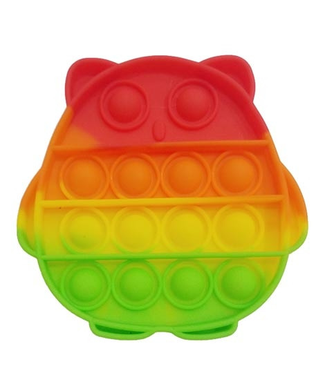 iShopping - Planet X Pop Bubble Fidget Rainbow Owl Silicone Toy (PX-11111)