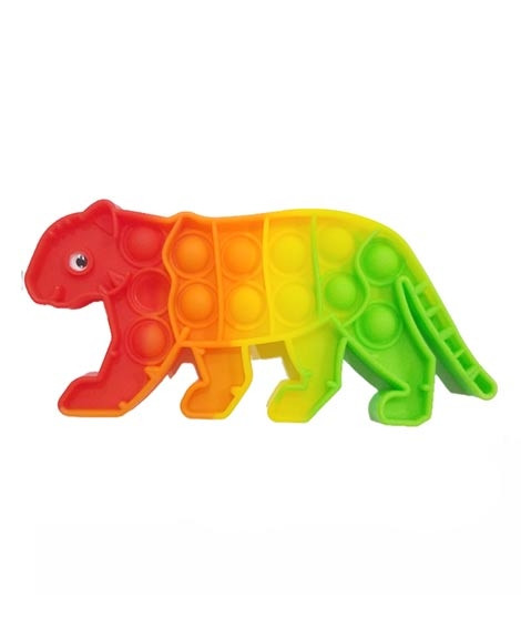 iShopping - Planet X Pop Bubble Fidget Rainbow Tiger Silicone Toy (PX-11123)