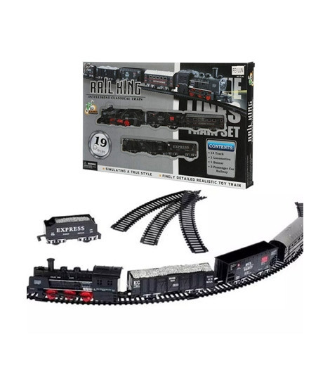 iShopping - Planet X Rail King Classic Train 19 Pcs Set (PX-11154)
