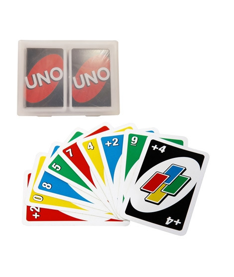 iShopping - Planet X UNO Card Game With Plastic Carry Box (PX-11474)