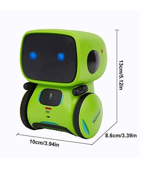 iShopping - Planet X Voice Control And Touch Interactive Dancing Robot Toy Green (PX-10859)