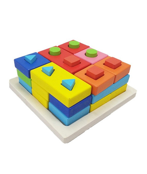 iShopping - Planet X Shapes Matching Puzzle Wooden (PX-9204)