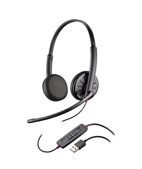 iShopping - Plantronics Blackwire C325-M Corded USB Headset With 3.5mm Connection