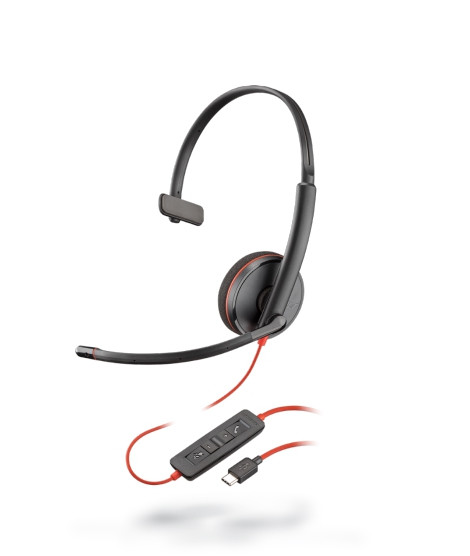iShopping - Plantronics Blackwire 3210 Corded UC USB-A Headset